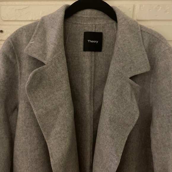Theory Wool and Cashmere Coat SZ L - Picture 1 of 4